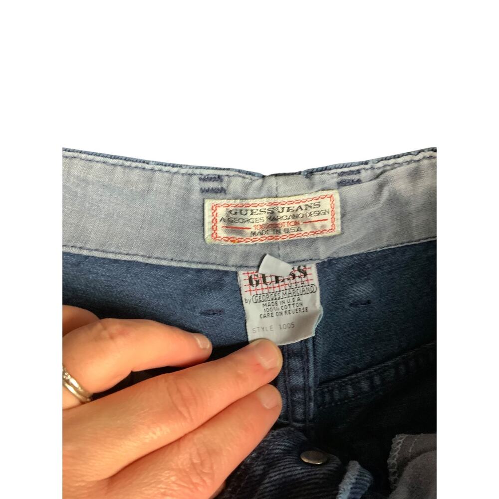 1980s Vintage Guess Jeans Georges Marciano USA Button Fly Mom Jeans Women’s 32